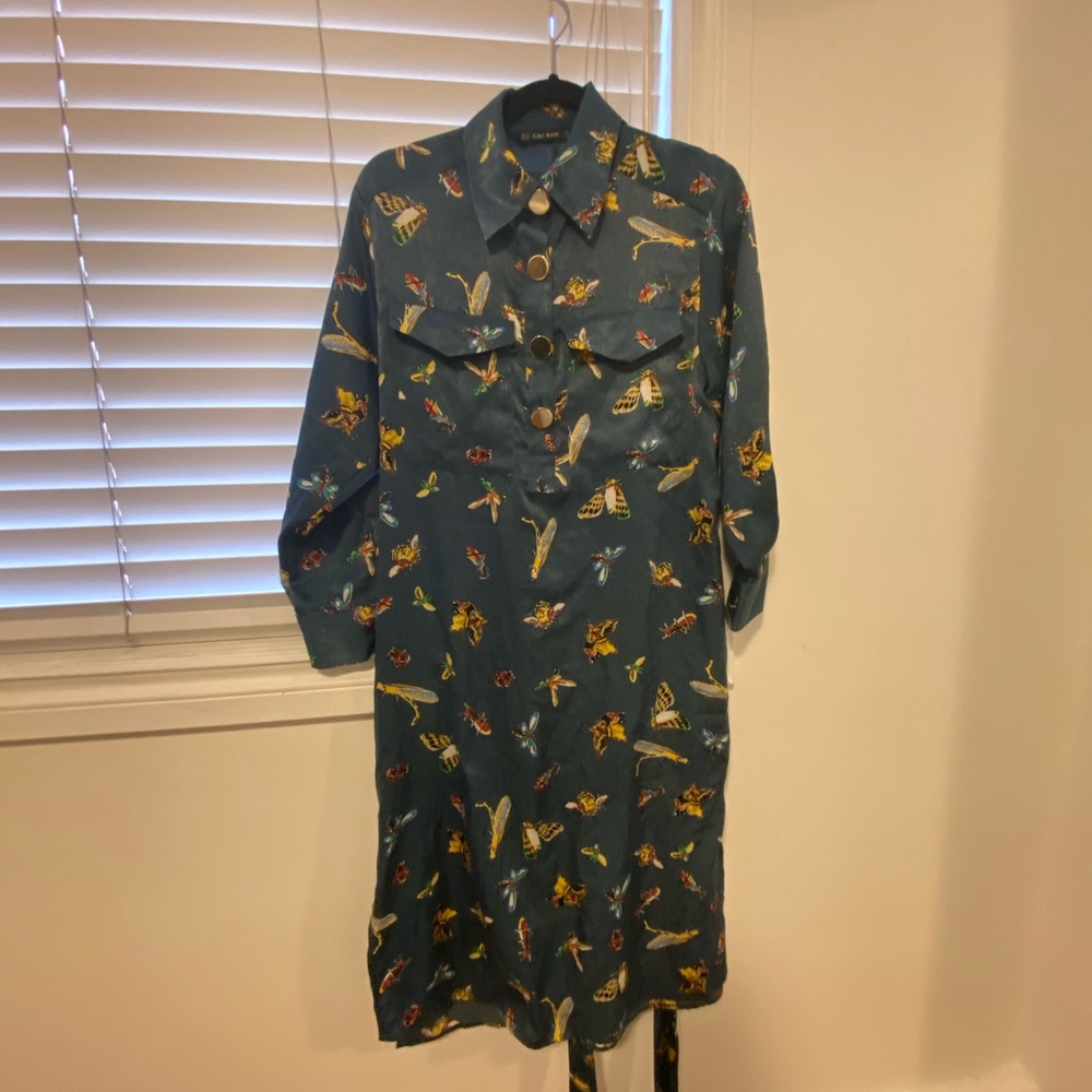 Zara - Jewel Toned Insect Dress - Picture 2 of 10